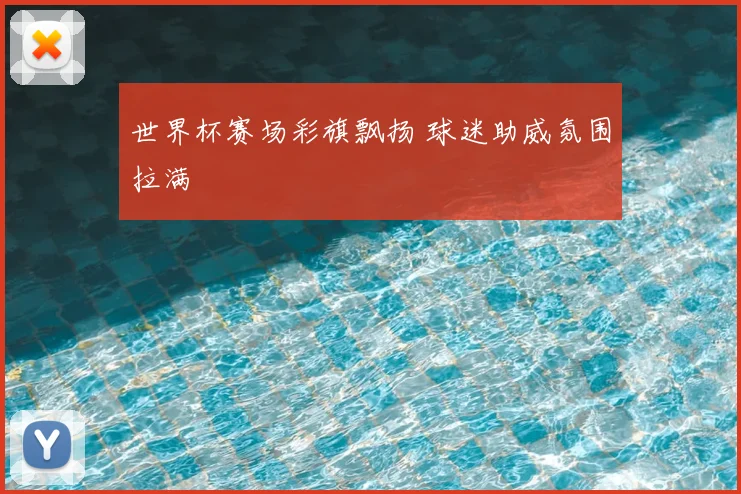 世界杯赛场彩旗飘扬 球迷助威氛围拉满